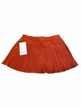NWT Lululemon Varsity High-Rise Pleated Tennis Skirt *14” (Autumn Rust) Size 10